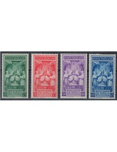 VATICAN 1939 Coronation of Pius XII 4v MH*