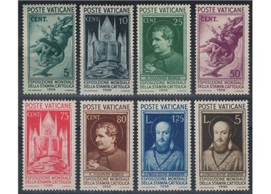 VATICANO 1936 Stampa Cattolica 8v MH*
