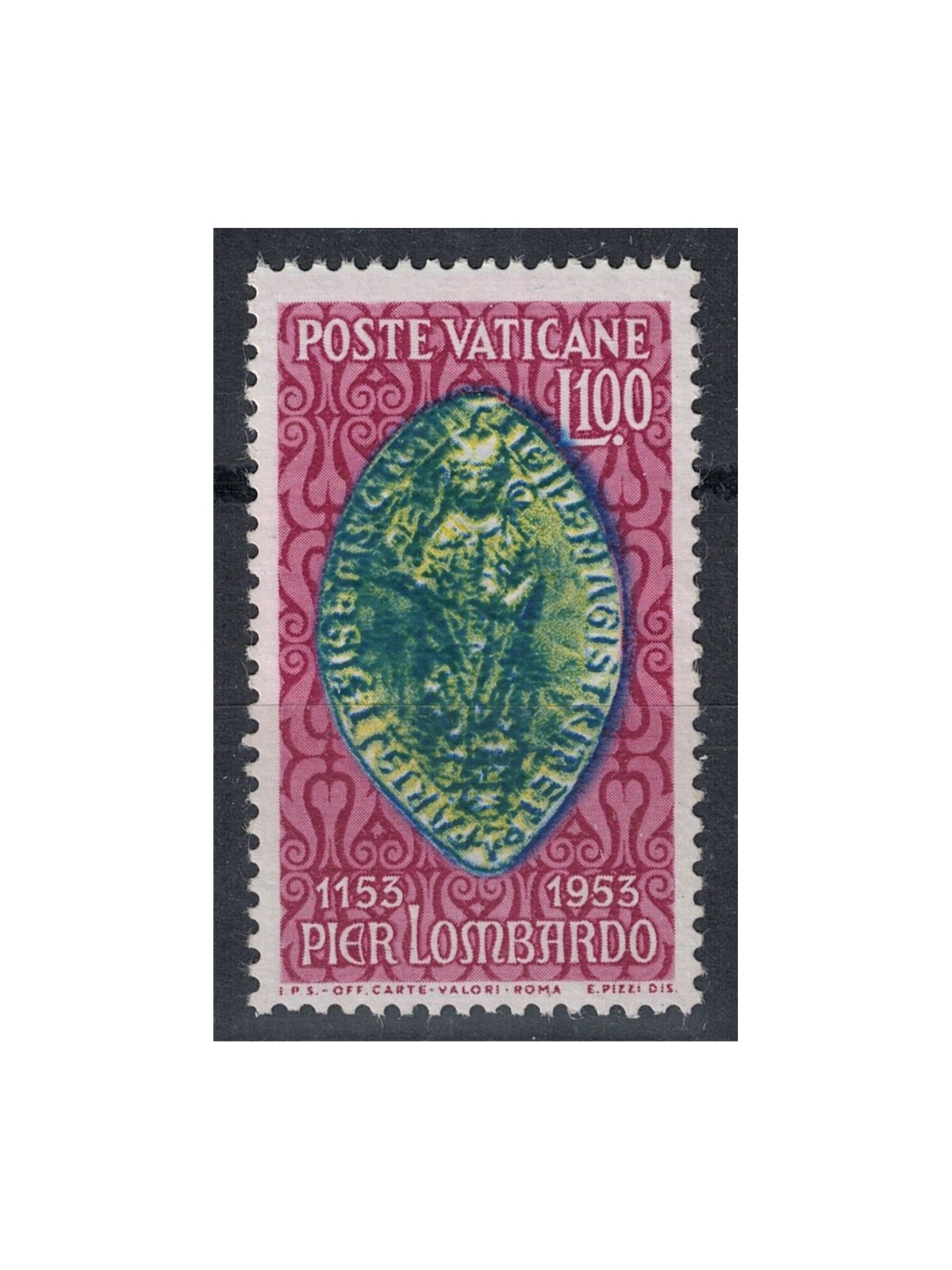 VATICANO 1953 Pier Lombardo MH*