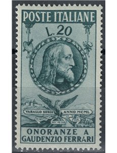 ITALY 1950 Gaudenzio Ferrari MNH**