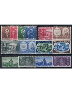 VATICANO 1957 Annata Completa 14v MH*