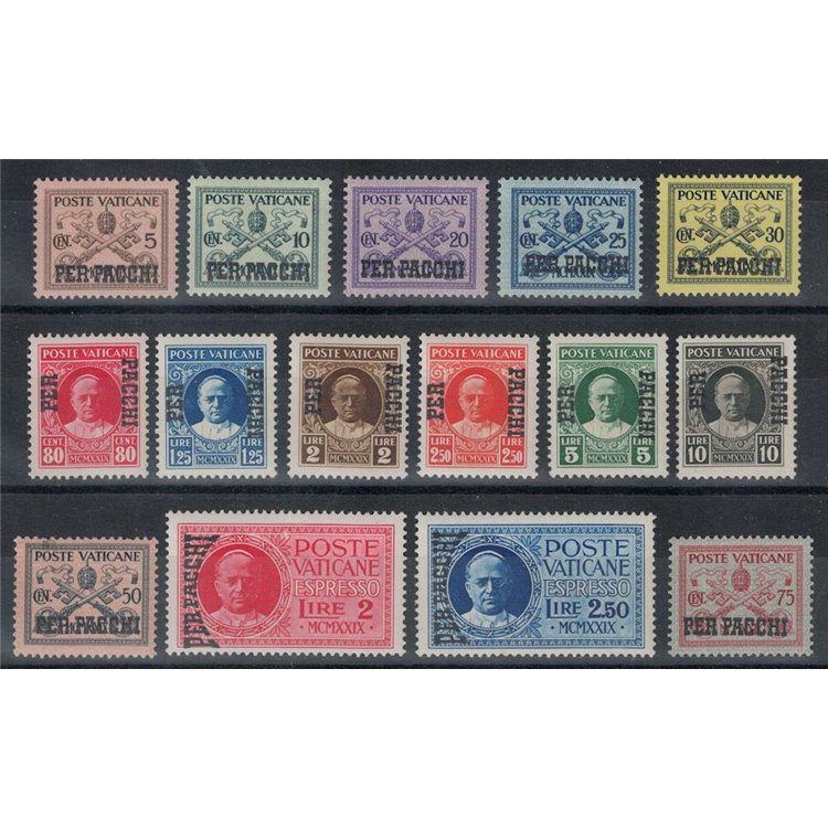 VATICAN 1931 Postal parcels 15v MH*