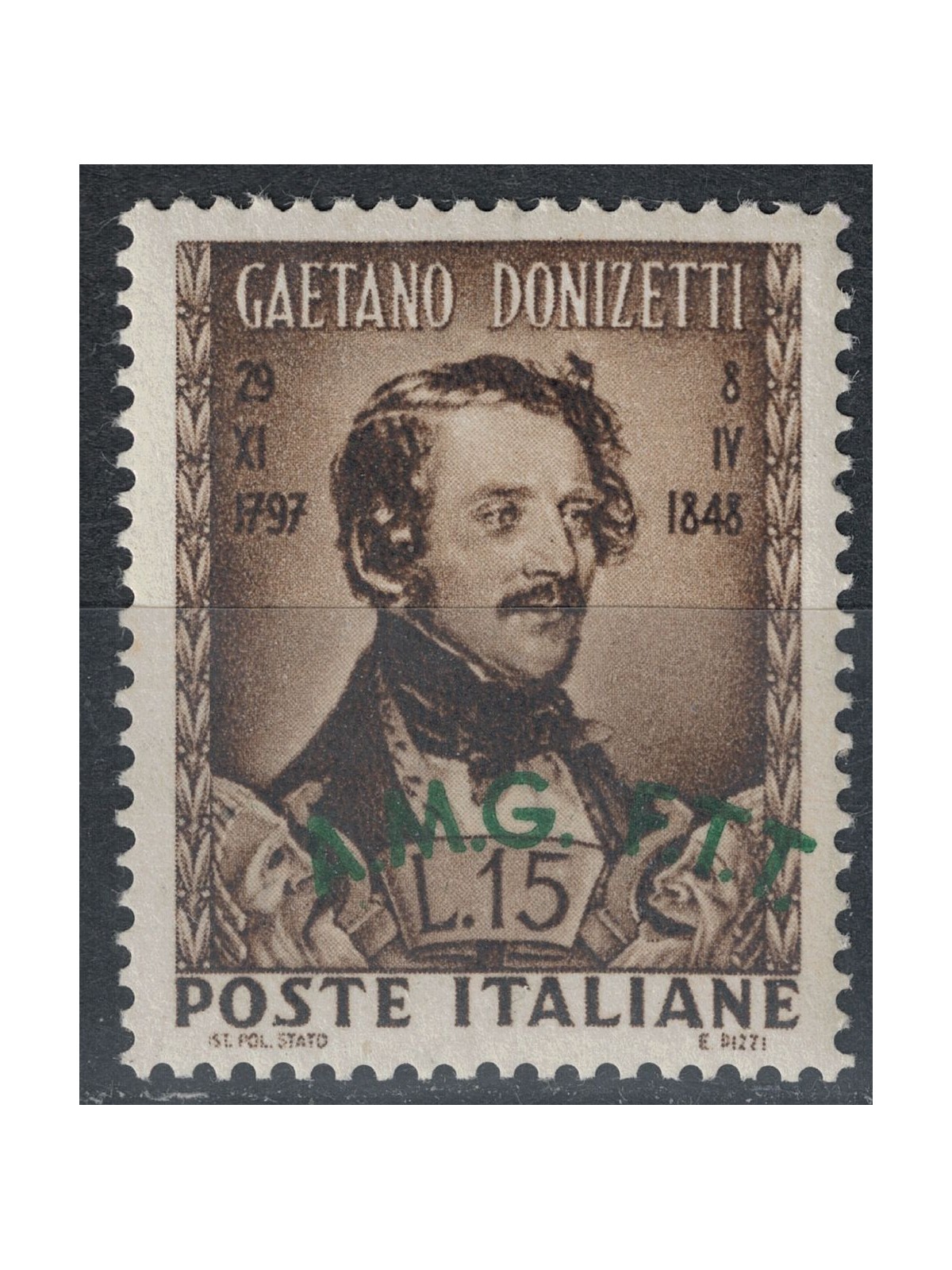 TRIESTE A 1948 Gaetano Donizetti MH*