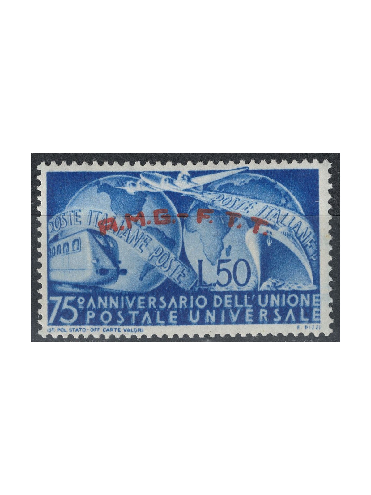 TRIESTE 1949th Anniversary of UPU MH*