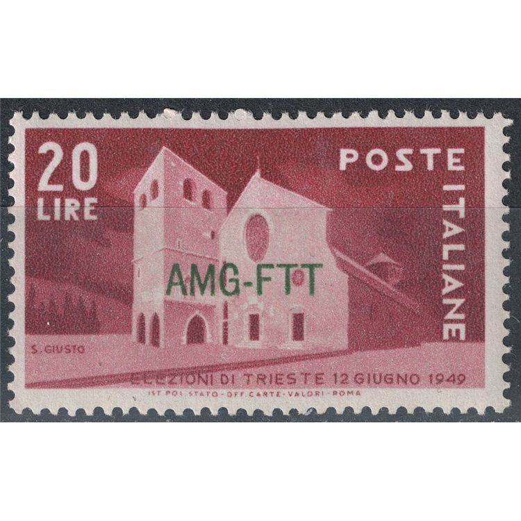 TRIESTE A 1949 Trieste administrative elections MH*