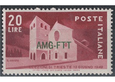 TRIESTE A 1949 Elezioni amministrative di Trieste MH*