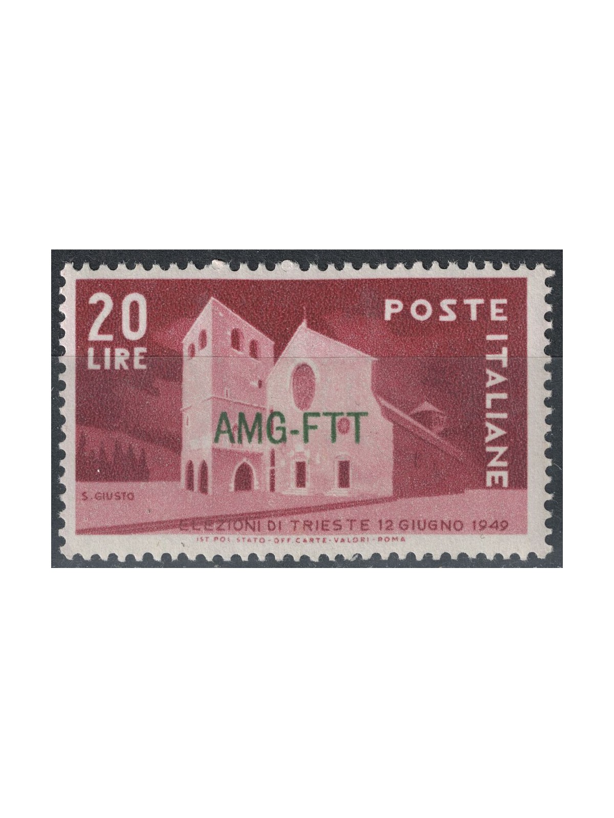 TRIESTE A 1949 Trieste administrative elections MH*