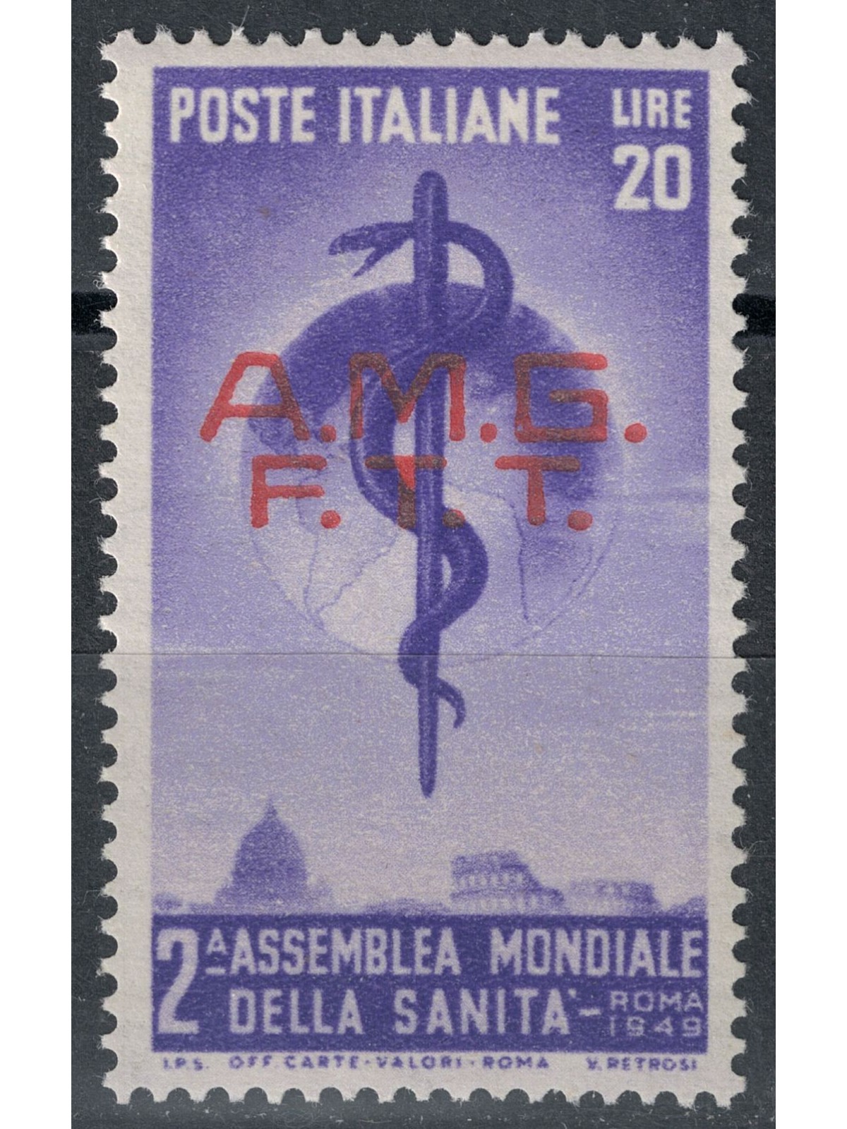 TRIESTE A 1949 Health Organization MH*