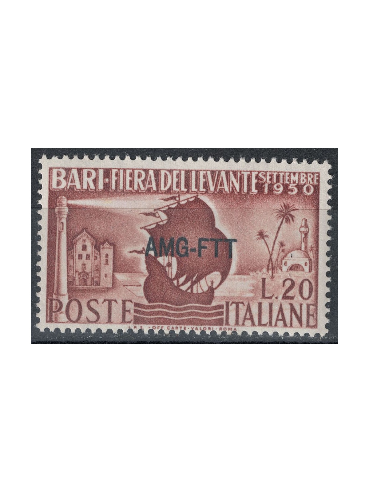 TRIESTE A 1950 Fiera del Levante MH*
