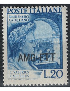 TRIESTE A 1949 Gaio Valerio Catullo MH*