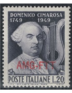 TRIESTE A 1949 Domenico Cimarosa MH*