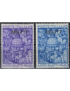 TRIESTE A 1950 Anno Santo 2v MH*