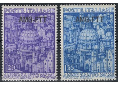 TRIESTE 1950 Holy Year 2v MH*