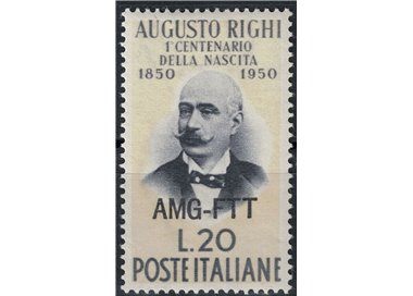 TRIESTE 1950 Augusto Righi MH*