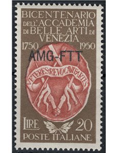 TRIESTE A 1950 Academy of Fine Arts of Venice MH*
