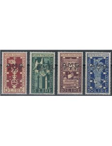 TRIESTE A 1949 Biennale d'Arte di Venezia 4v MH*