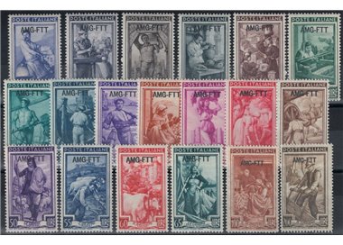 TRIESTE A 1950-53 Italy at Work 19v MH*