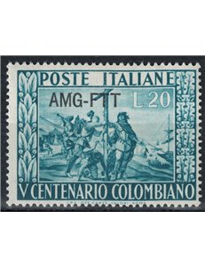 TRIESTE AT 1951 Cristoforo Colombo MH*