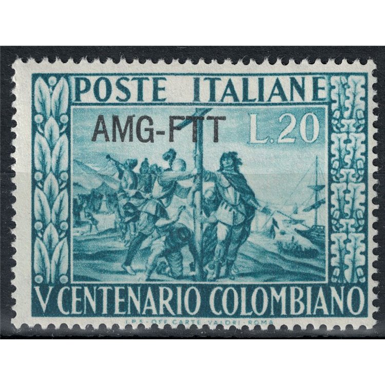 TRIESTE AT 1951 Cristoforo Colombo MH*