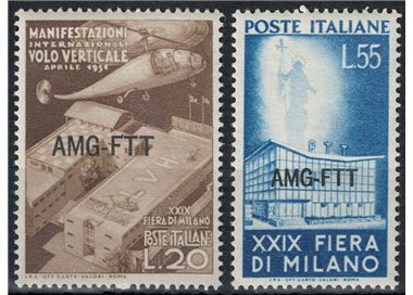 TRIESTE A 1951 Milan Fair 2v MH*