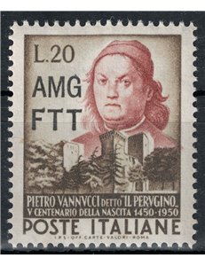 TRIESTE 1951 Pietro Vannucci, the Perugino MH*