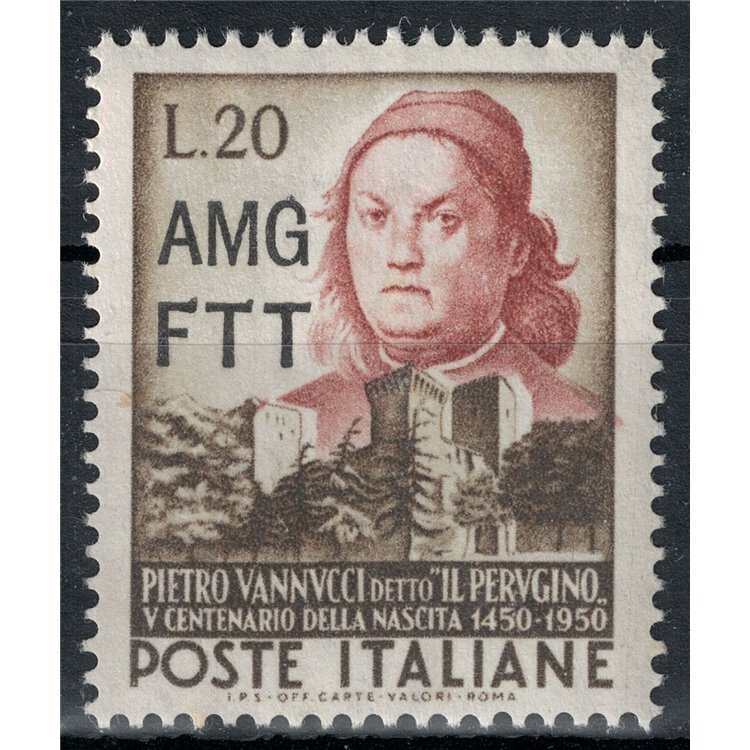 TRIESTE A 1951 Pietro Vannucci, il Perugino MH*