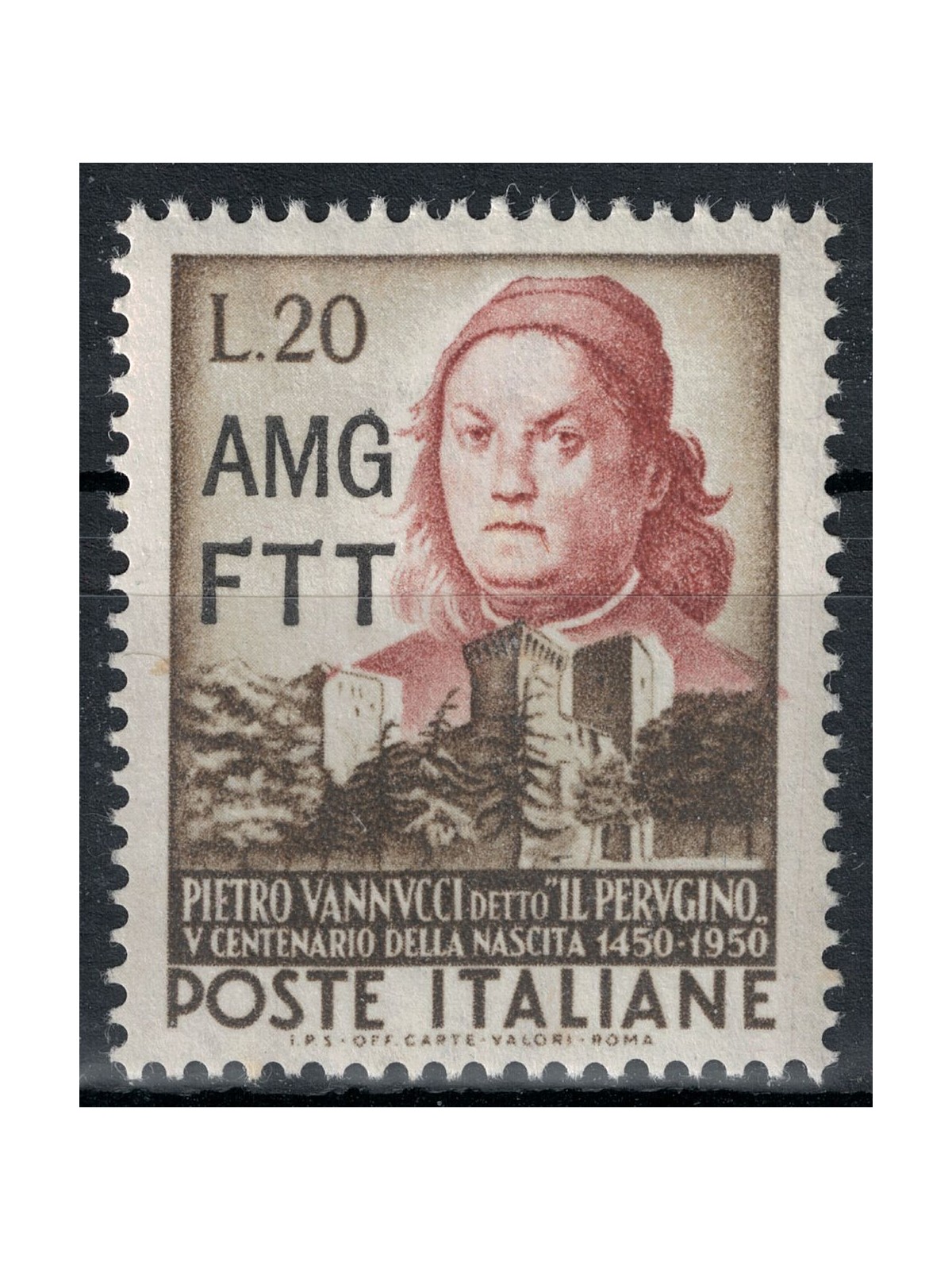 TRIESTE A 1951 Pietro Vannucci, il Perugino MH*