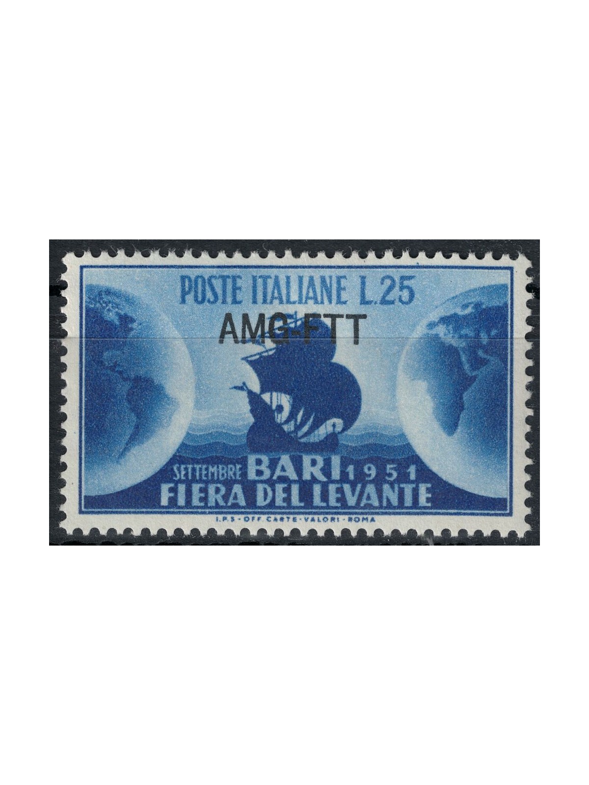 TRIESTE AT 1951 Fiera del Levante MH*
