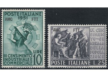 TRIESTE A 1951 Censimento industriale 2v MH*