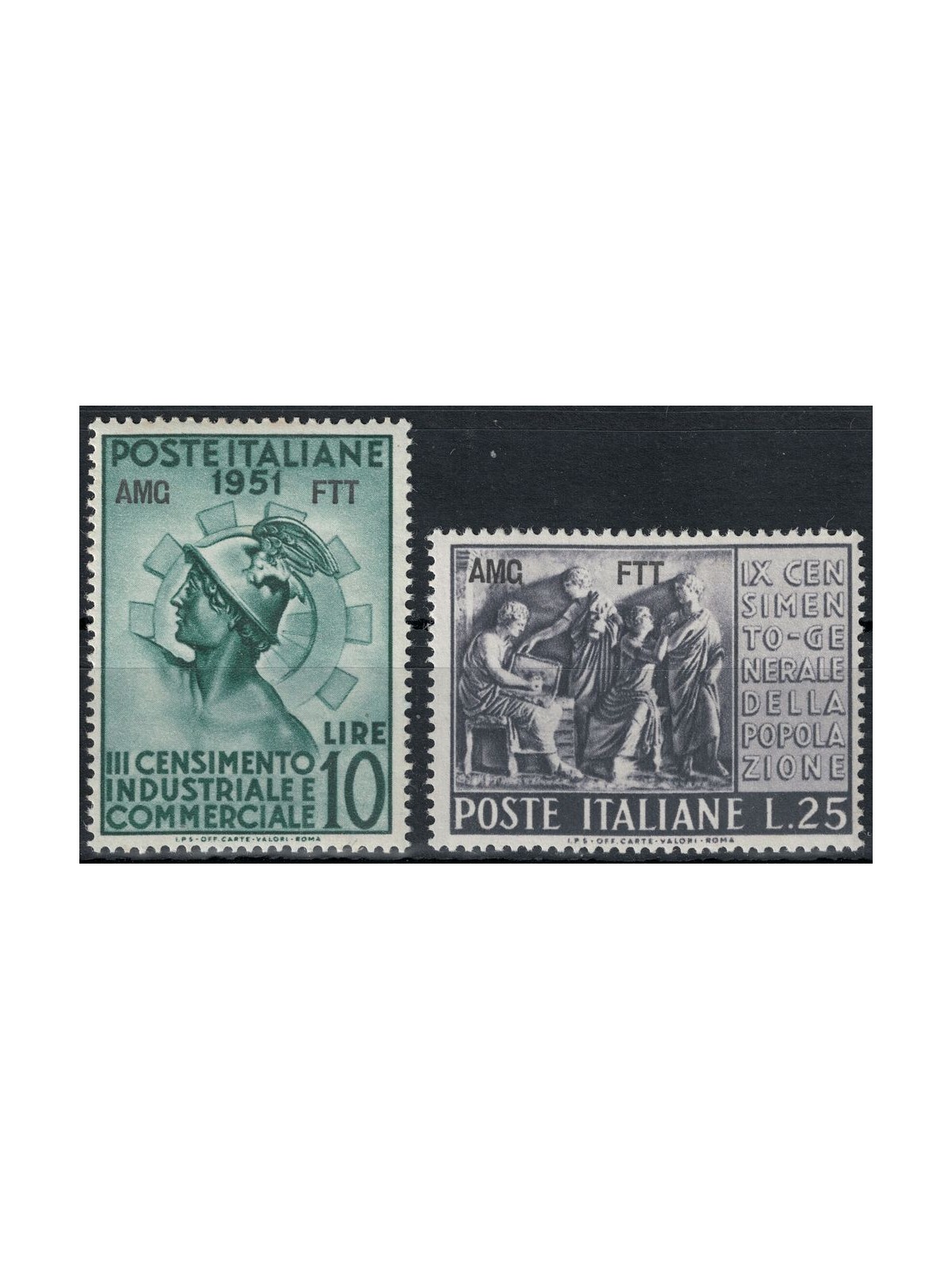 TRIESTE A 1951 Censimento industriale 2v MH*
