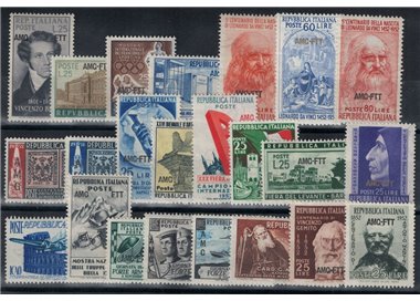 TRIESTE A 1952 Complete vintage 23v MNH**