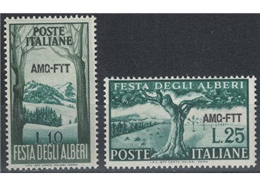 TRIESTE A 1951 Festival of the Trees 2v MH*