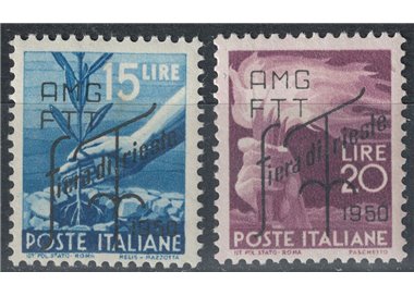 TRIESTE A 1950 Fiera di Trieste 2v MH*