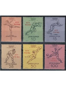 TRIESTE B 1952 Helsinki Olympics 6v MH*