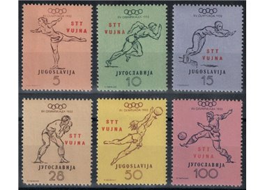 TRIESTE B 1952 Olimpiade di Helsinki 6v MH*