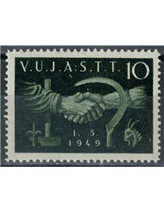 TRIESTE B 1949 May 1st MNH**