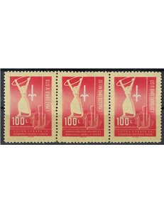 TRIESTE B 1948 1st May 3v MNH**