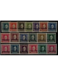 FRIULI (OCC. AUSTRIACA) 1918 Posta militare austro-ungarica 19v MNH**