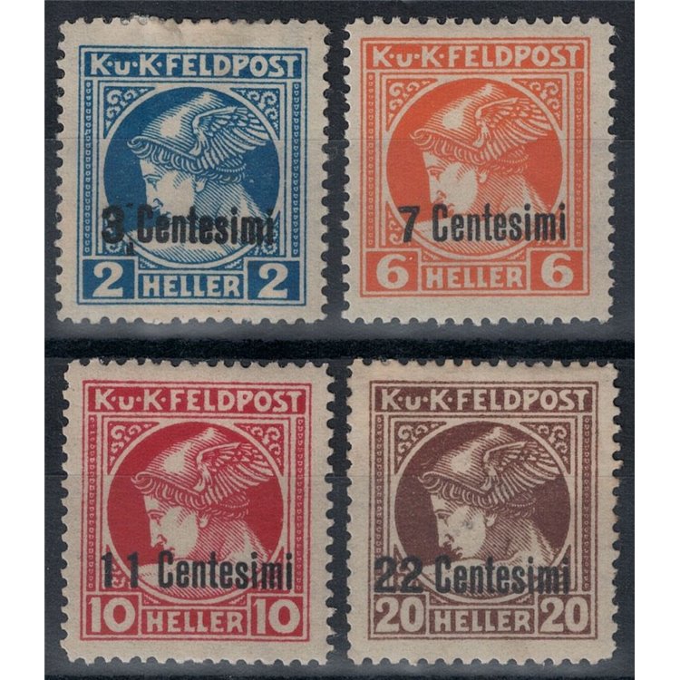 FRIULI (WESTERN AUSTRIAN) 1918 Newspaper stamps 4v MH*
