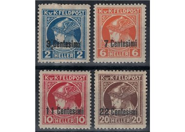 FRIULI (WESTERN AUSTRIAN) 1918 Newspaper stamps 4v MH*