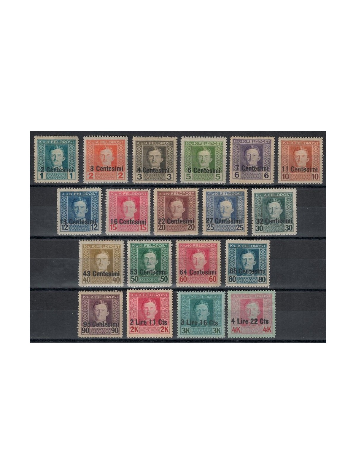 FRIULI (AUSTRIAN WEST) 1918 Austro-Hungarian Military Post 19v MH*