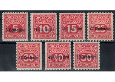 FRIULI (WESTERN AUSTRIAN) 1918 Postage Due 7v MH*