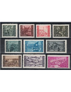 ISTRIA - SLOVENIAN COAST 1945 Pictorial Series 1st issue 10v MNH**