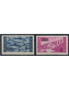 ISTRIA - LITORALE SLOVENO 1946 Soprastampati 2v MH*