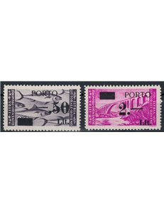 ISTRIA - SLOVENIAN COAST 1946 Postage Due Tag I 2v MH*