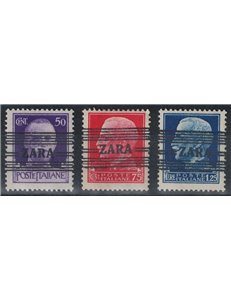 ZARA (OCC. TEDESCA) 1943 Imperiale soprastampati 3v MH*
