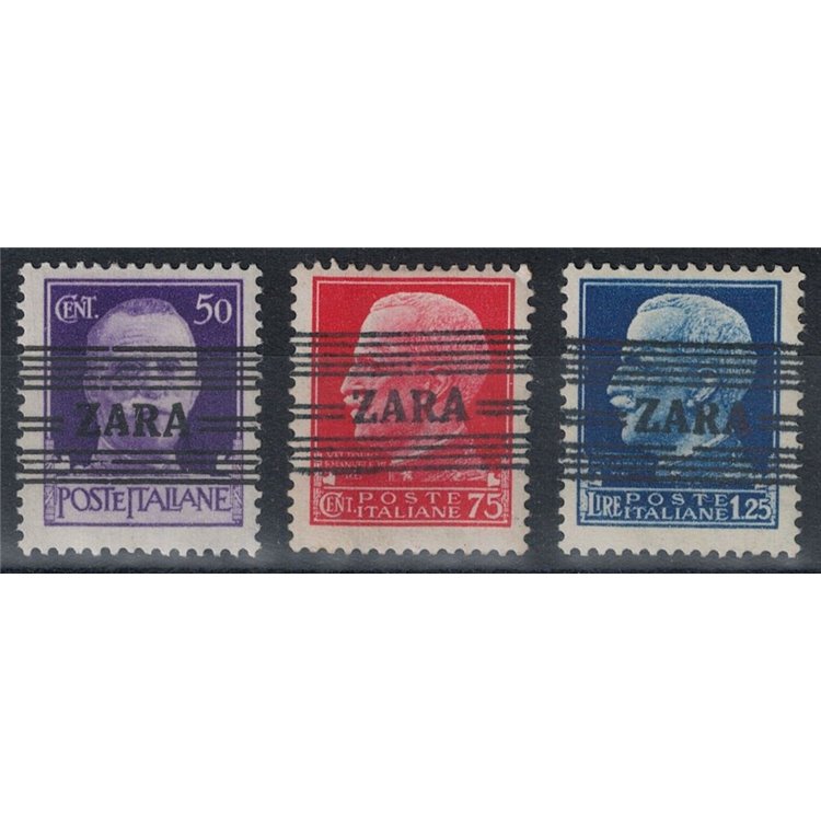 ZARA (GERMAN OCC.) 1943 Imperial overprinted 3v MH*