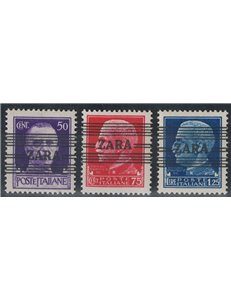 ZARA (OCC. TEDESCA) 1943 Imperiale soprastampati 3v MH*