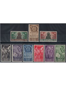 CORPO POLACCO 1946 Soccorso di guerra 9v MH*