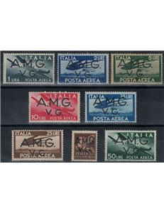 VENEZIA GIULIA (AMG) 1945-46 Airmail 8v MH*